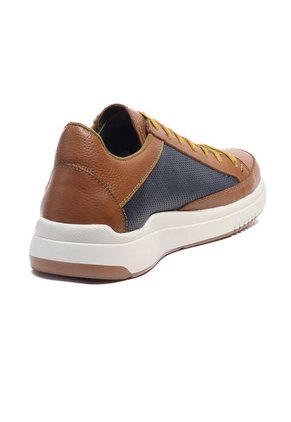 Zapatos Cuero Miel-Azul Maniqueo Forge