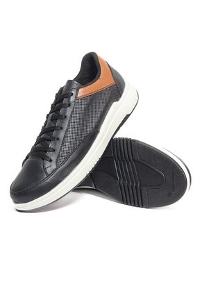 Zapatos Cuero Negro-Café Maniqueo Forge