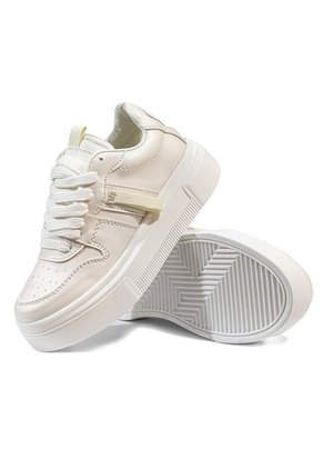 Tenis Beige Maniqueo Nara