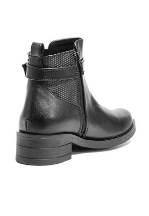 Botines Negro Maniqueo Cira