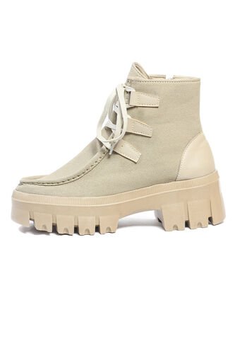 Botines Beige Maniqueo Mila Maniqueo