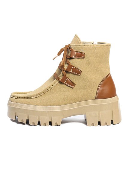 Botines Miel Maniqueo Mila