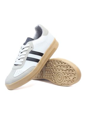 Tenis Blanco-Negro Maniqueo Beni