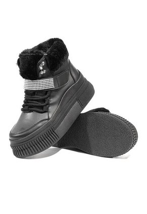 Botines Negro Maniqueo Selene