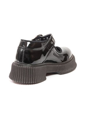 Zapatos Niña Charol Negro Maniqueo Dallas