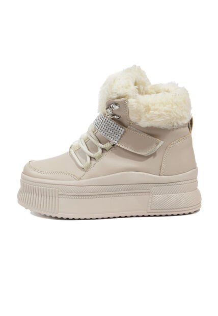 Botines Beige Maniqueo Selene
