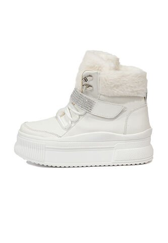 Botines Blanco Maniqueo Selene Maniqueo