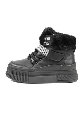 Botines Negro Maniqueo Selene