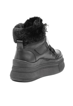 Botines Negro Maniqueo Selene