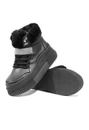 Botines Negro Maniqueo Selene