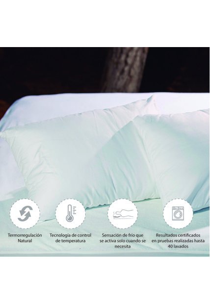 Set X2 Fundas Termo Reguladora Microfibra HEIQ 50x90
