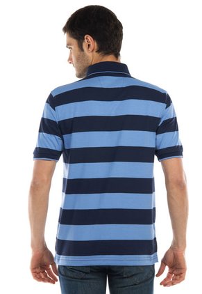 Camiseta Polo Manpower Azul