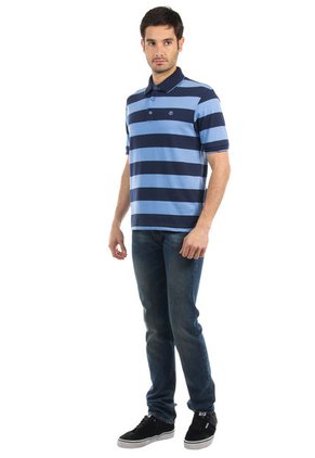 Camiseta Polo Manpower Azul