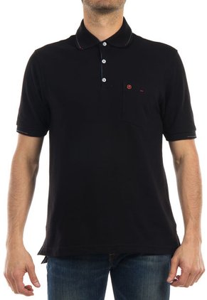 Camiseta Polo Manpower Negro