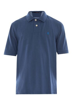 Camiseta Polo Manpower Azul Oscuro