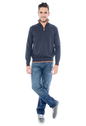Sweater Manpower Azul Oscuro