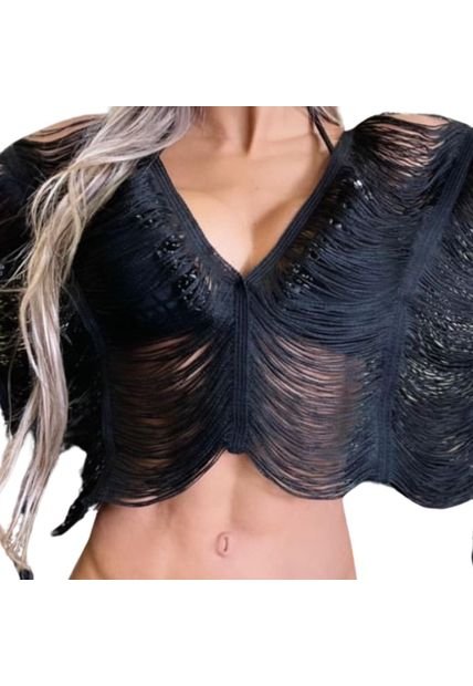 Blusa Playera Tejida En Hilo Para El Verano