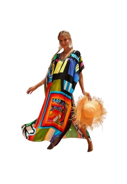 Tunica Playera Manta Wayuu Salida De Baño