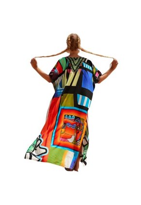 Tunica Playera Manta Wayuu Salida De Baño