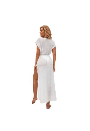 VESTIDO DE PLAYA BLANCO