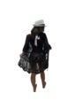 KIMONO PLAYERO NEGRO de Mantarraya Beachwear