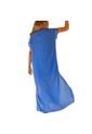 TUNICA EN ALGODON AZUL de Mantarraya Beachwear