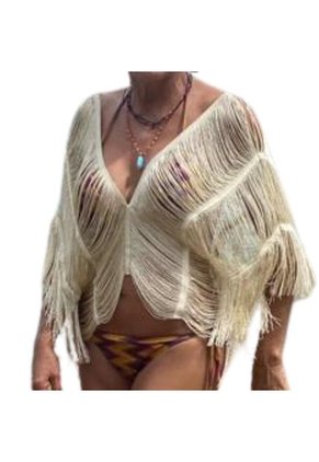 Blusa Playera Tejida En Hilo Para El Verano