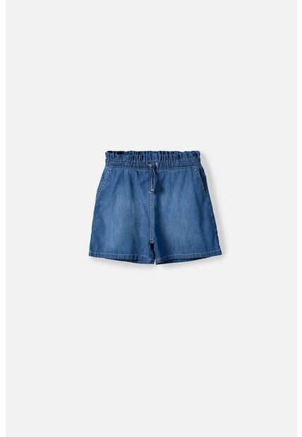Short De Mic Con Cordón Azul Para Niña 10