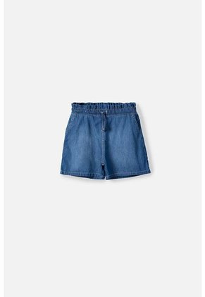 Short De Mic Con Cordón Azul Para Niña 10