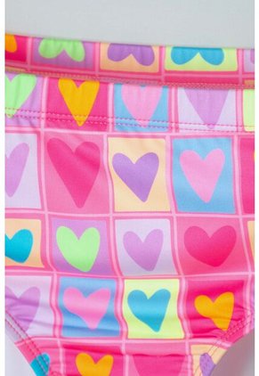 Vestido De Baño Mic Dos Piezas Multicolor Para Niña 6