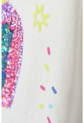 Camiseta Mic De Manga Corta Marfil Para Niña 8