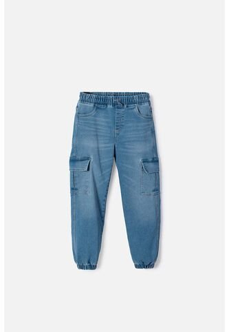 Jogger De Mic Con Cordón Azul Para Niño 12 MARCA MIC