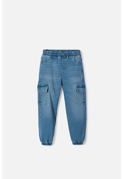 Jogger De Mic Con Cordón Azul Para Niño 12