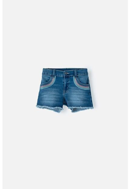 Short De Mic Indigo Medio Para Niña 4