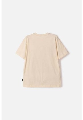 Camiseta De Mic Manga Corta Almendra Para Niño 10