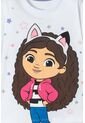 Camiseta De Gabby’s Dollhouse Manga Corta Blanco Para Niña de MARCA MIC