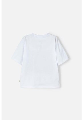 Camiseta De Gabby’s Dollhouse Manga Corta Blanco Para Niña