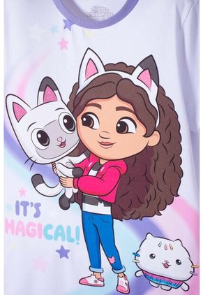 Pijama De Gabby’s Dollhouse Multicolor Para Niña