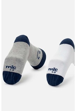 Medias X2 De Mic Multicolor Para Niño 8-10