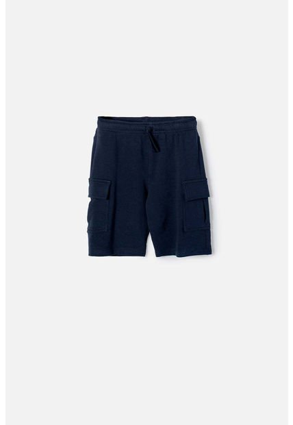 Bermuda De Mic Con Cordón Azul Para Niño 10