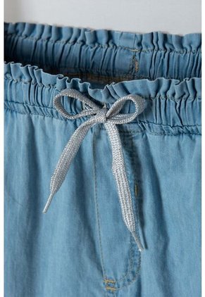 Jogger De Mic Con Cordón Azul Claro Para Niña 12