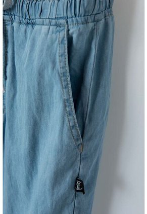 Jogger De Mic Con Cordón Azul Claro Para Niña 12