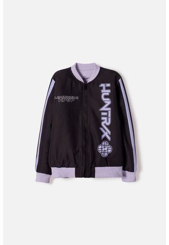 Chaqueta De K- Pop Demon Hunters Con Cierre Negro Para Niña MARCA MIC