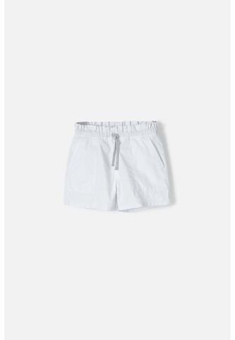 Short De Mic Con Cordón Blanco Para Niña 4 MARCA MIC