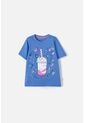 Camiseta Mic Azul Hortensia Manga Corta Para Niña 8 de MARCA MIC