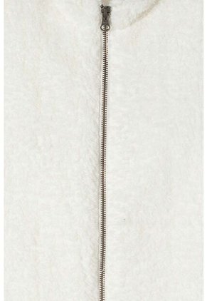 Chaleco Mic Marfil Textura Afelpada Para Niña 4