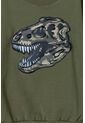 Buzo De Mic Cuello Redondo Cerrado Verde Militar Para Niño 8 de MARCA MIC