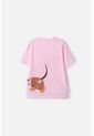 Camiseta De Mic Manga Corta Rosado Para Niña 4 de MARCA MIC