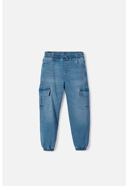 Jogger De Mic Con Cordón Azul Para Niño 12