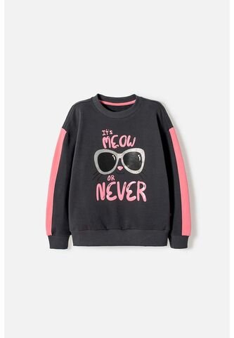 Buzo De Mic Cerrado Gris Para Niña 10 MARCA MIC